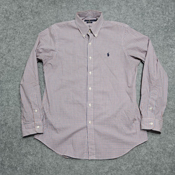 Polo Ralph Lauren Other - Men's Red White Blue Ralph Lauren Button Down Plaid Shirt Size Medium